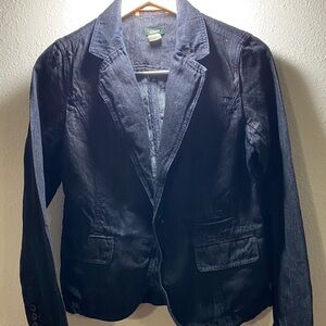 J. Crew Jacket Cotton and Linen Size 8